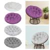 Papasan Chair Cushion Egg Chair Cushion Garden Chair Mat Washable Thick Round 15.7inch for Rocking Chair Seats Sturdy