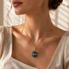 Otevírací smaltovaný náhrdelník jahoda glazované ovoce choker dámský