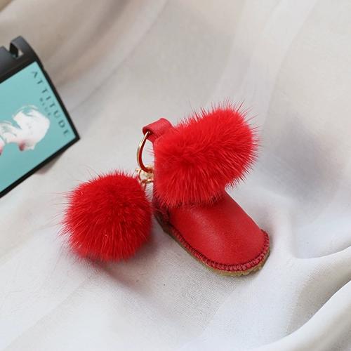 

Зимовий хутряний кулон, Рукавиці з вовни з натурального волосся, Кулон для сумки з хутра норки, Маленьке взуття, Брелок для автомобіля