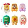 Children Cartoon Animal Slide Puzzles Toys Logical Thinking Training Challenges Intellectual 3D Puzzles Sensory Game Travel Toys