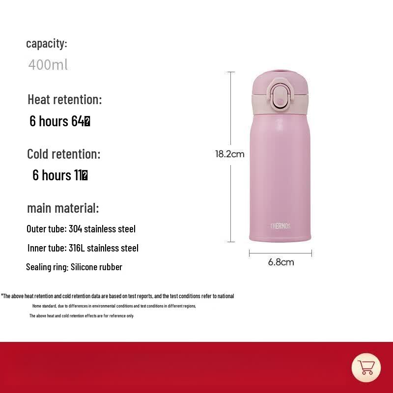 

THERMOS TCMY-400S Vacuum Insulated Stainless Steel Water Bottle