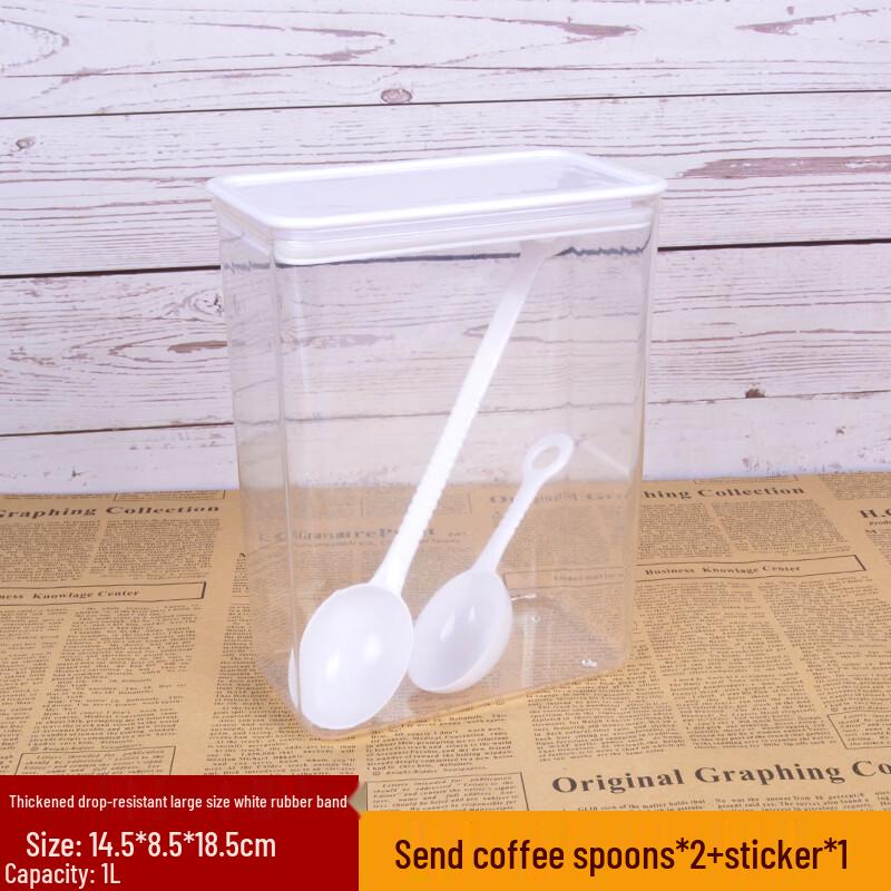 Ally Square Airtight Plastic Storage Jar