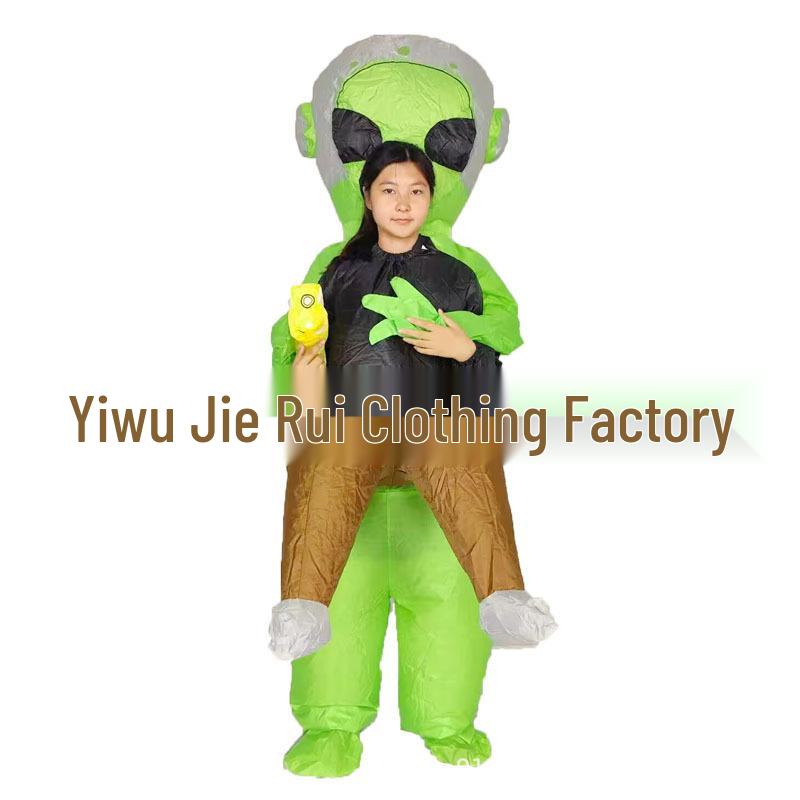 Inflatable Alien Carry-Me Costume for Halloween and Parties