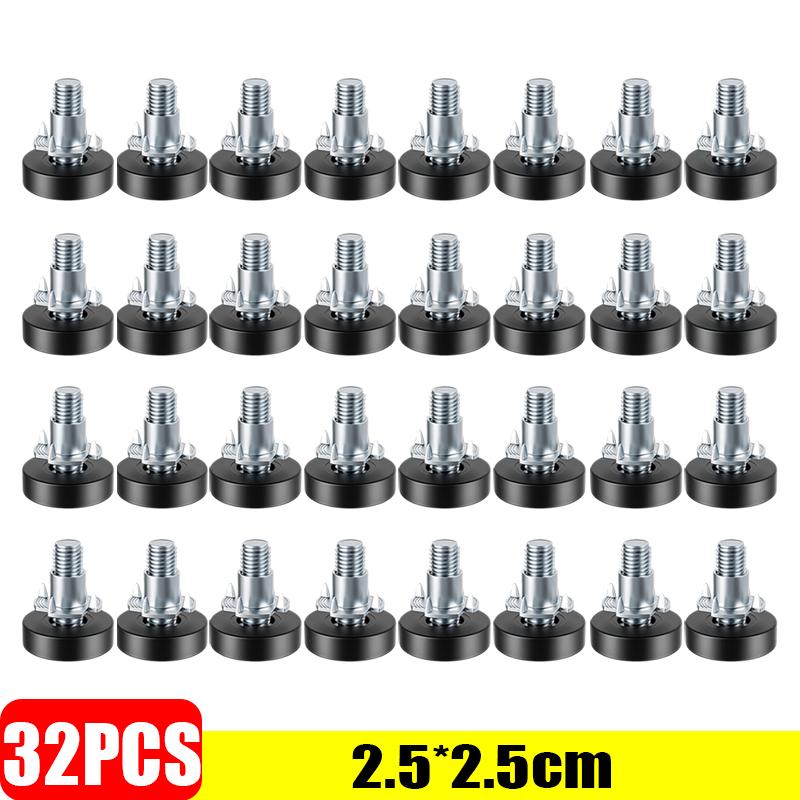 Thread Adjustable Furniture Levelers Screw Heavy Duty Non-Slip Table Chair Leveling Leg Cabinet Sofa Leveling Foot Screws Pads