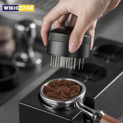 21-Nadel-Espresso-Rührer, WDT-Werkzeug, Espresso-Verteilungswerkzeug für 51 mm, 54 mm, 58 mm, Siebträger, Kaffeepulver-Rührwerkzeug