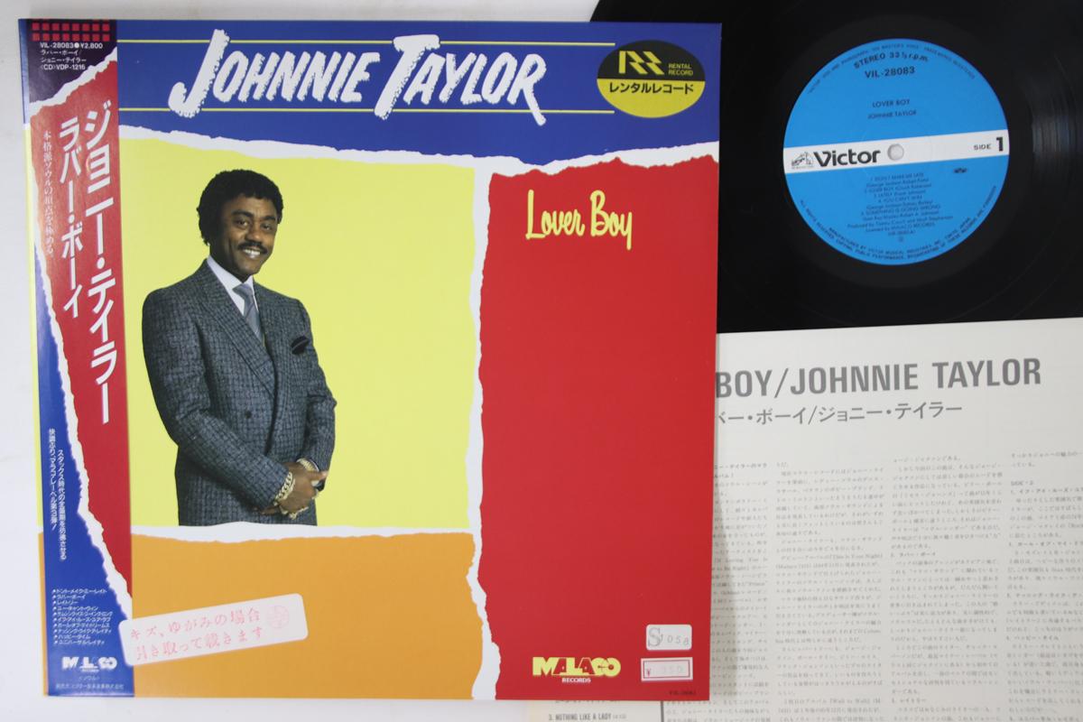 

LP Record JOHNNIE TAYLOR - Lover Boy VIL28083 MALACO 1987 Japan Obi Soul/Funk Used