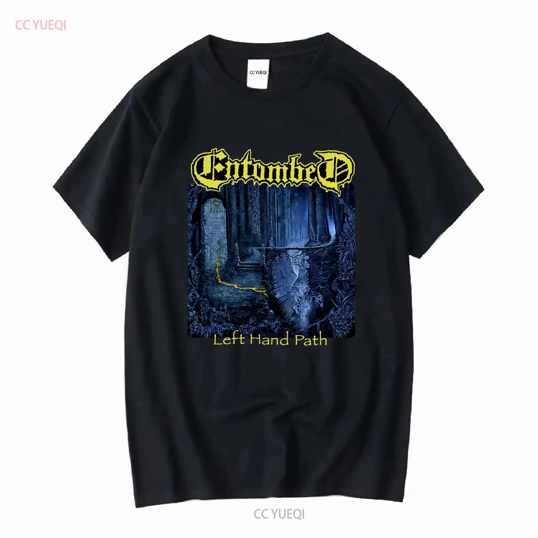 Entombed Left Hand Path Swedish Death Metal T Shirt Sz XXL Dismember Clandestine Long or Short Sleeves Vintage Washed S разноцветный