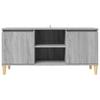Vidaxl TV Cabinet, Wooden Legs, Grey Sonoma Oak, 103.5X35X50 Cm