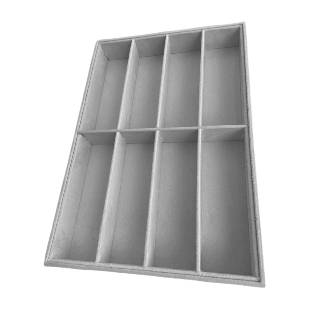 Glasses Display Tray Lightweight Eyeglasses Display Case Multipurpose Eyewear Storage Box for Dresser Travel Desktop Store Home