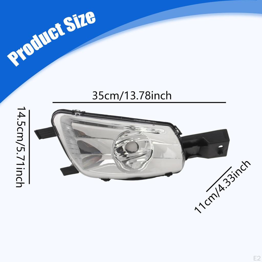 9674041680 Fog Light 6208x5 with Clear Lens Left Side Replacement for 308 cc 4B SW i 4E - 4H