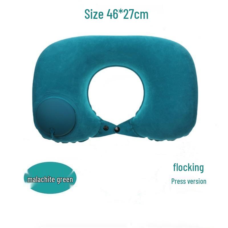 Inflatable U-Shaped Neck Pillow for Travel and Outdoor Use