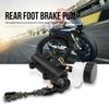 Bremszylinder Pumpe, Faltbarer Hinterrad Fußbremszylinder, Hydraulischer Hauptzylinder Pumpenbehälter für Motorrad, ATV, Dirtbike