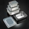 Eco-Friendly Airtight Food Container Sealed Thickened Preservation Box Leakproof Stackable Fresh-Keep Lunch Box Office