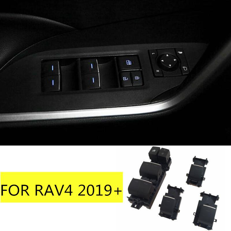 Lighted LED Power Single Window Switch Set for Toyota RAV4 RAV 4 Left Driving Backlight