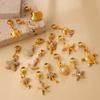 European and American Summer Ocean Series Diamond Starfish Dolphin Lobster Buckle Pendant DIY Vacation Wind Accessories