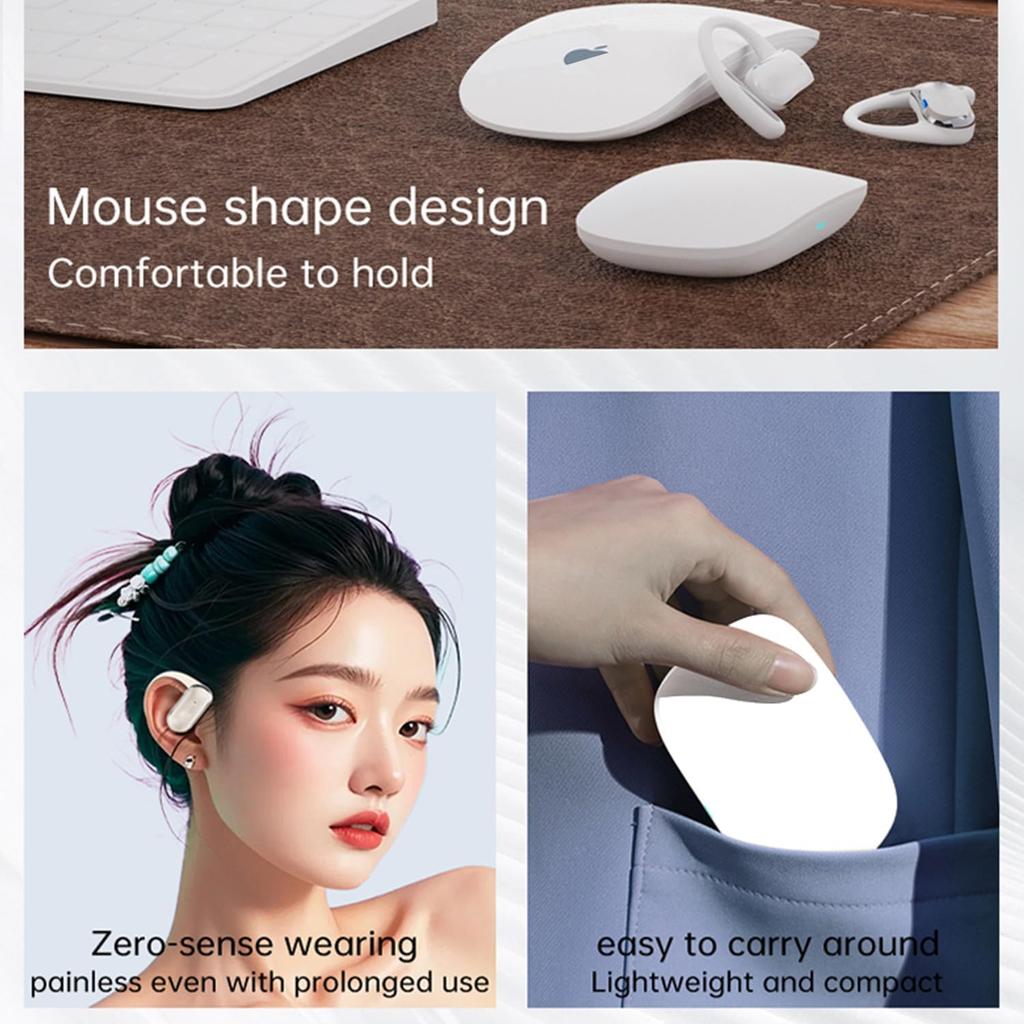 Ai Translation Earbuds Real Time, OWS Real-Time 3-in-1 Translation Earphones 144 Languages & Accents, Translation Device for Travel Business Learning