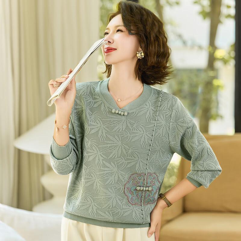 

New Chinese Style Knit Pullover Sweater XL