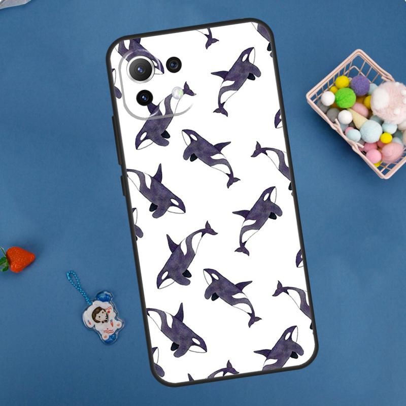 Orcas Whale Case For Xiaomi 14 13 15 Ultra 11T 12T 13T 14T Pro POCO X7 Pro X3 X5 F5 F6 M6 X6 Pro Cover