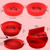 Silicone Air Fryers Oven Baking Tray Pizza Fried Chicken Airfryer Silicone Basket Reusable Airfryer Pan Liner Accessories