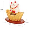 High Quality Duable.particular Brand New Lucky Cat Gold Ingot 11.5x7.5x12cm Beckoning Craft Waving Welcome Fortune