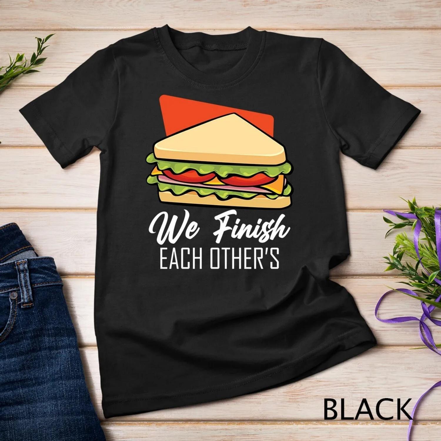 

Matching Couple Partner Soulmate Sandwich Fastfood Lover T shirt S