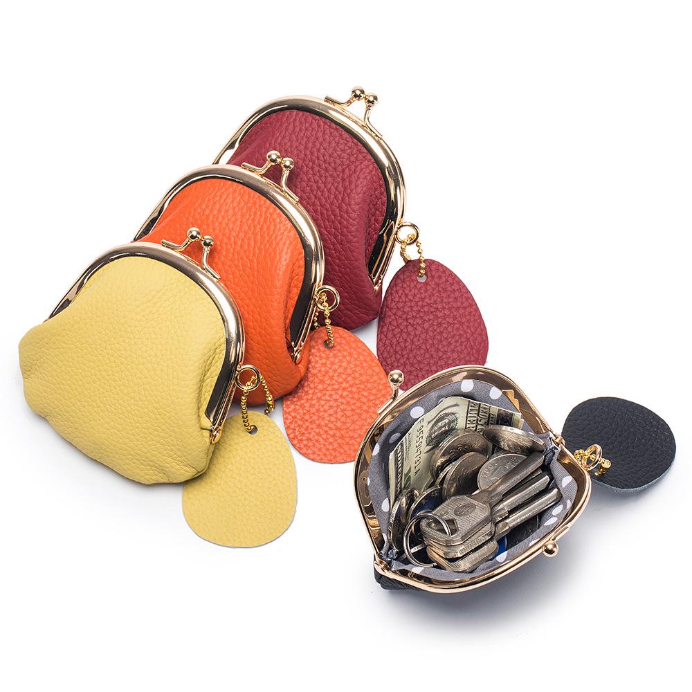 2024 Premium Leather Women's Coin Purse - Top Layer Cowhide Mini Storage Bag