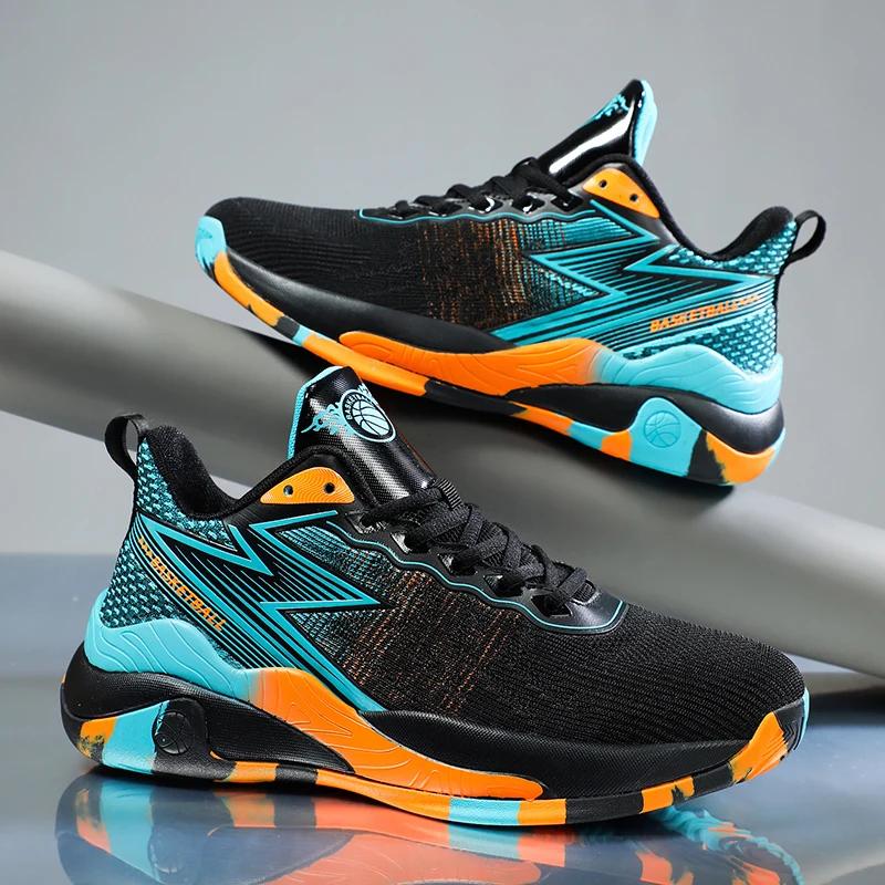 Fashion New Men Basketball Shoes Breathable Non-Slip Free Shipping Original Sports Male Training Comfortable Basketball Sneakers Shoes