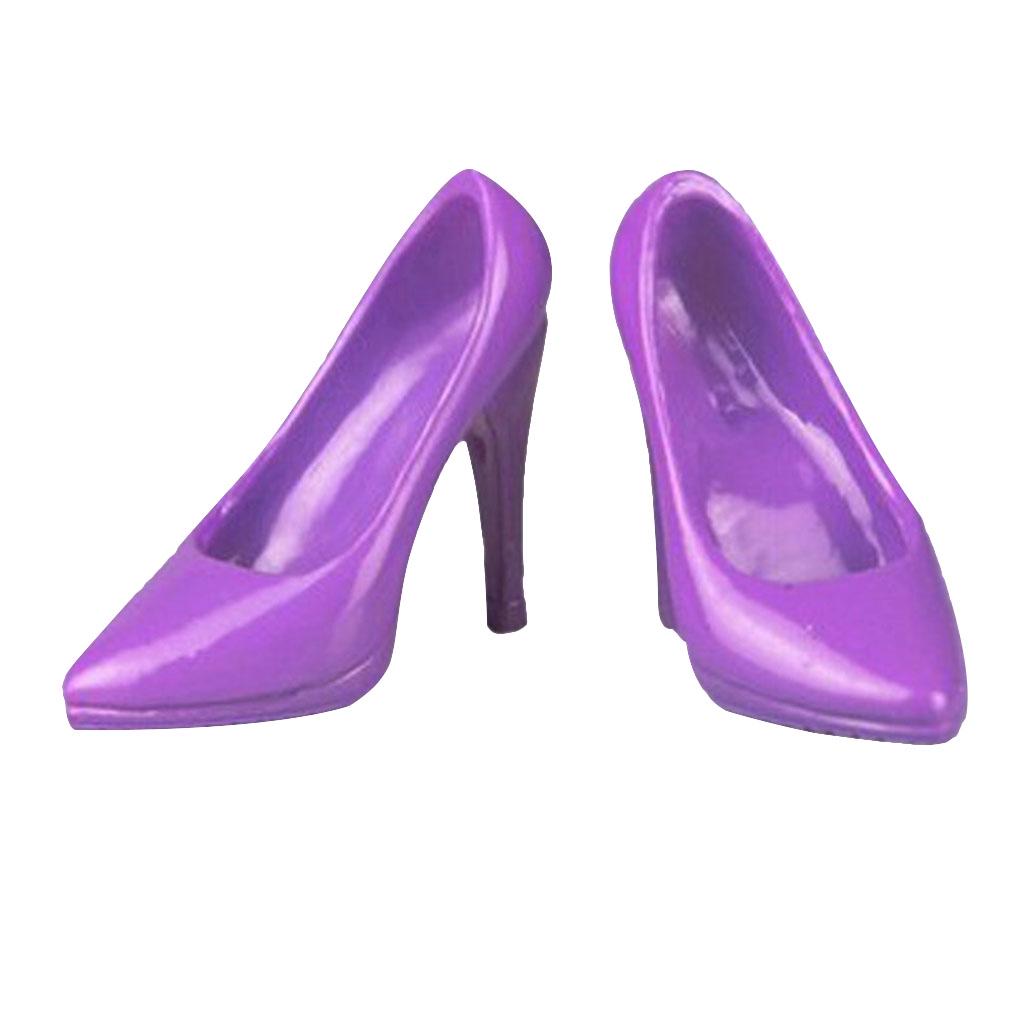 2 Pairs 1:6 High Heel Sandals for 12inch DID TTL Action Figure Dress-Up