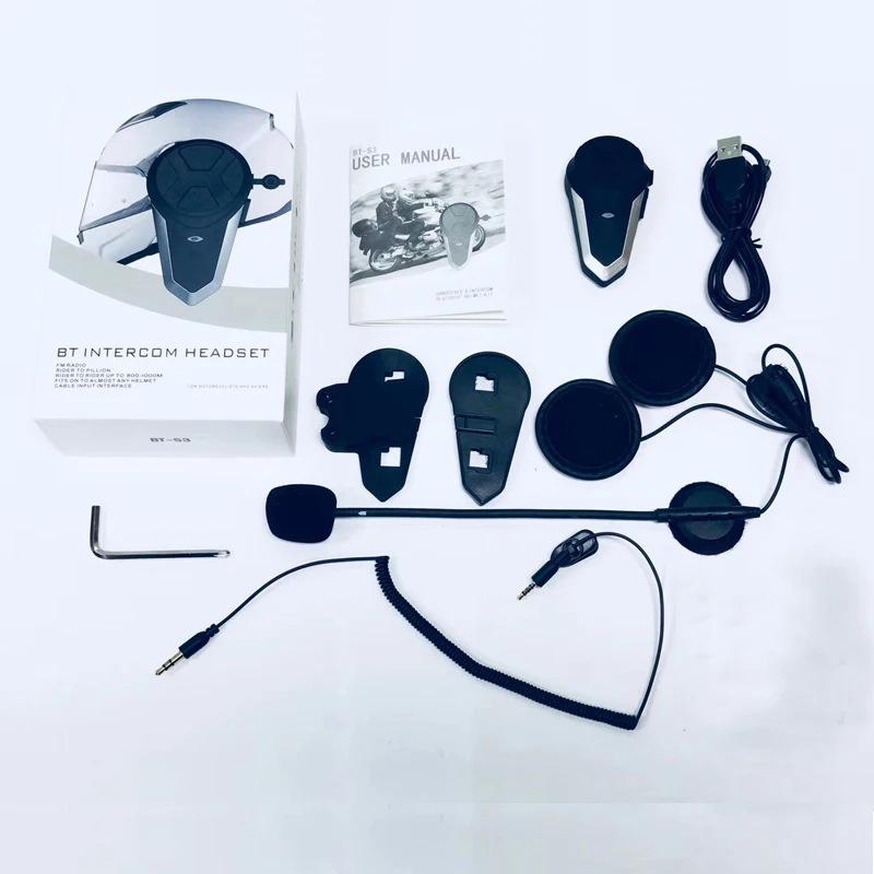 Neutral S3 Bluetooth Motorcycle Helmet Headset with Noise Cancelling & 3-Person Switching