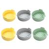 Air Fryer Silicone Baking Pan Reusable Non Stick Silicone Liner for Meats Vegetables Desserts Easy Cleanup Air Fryer