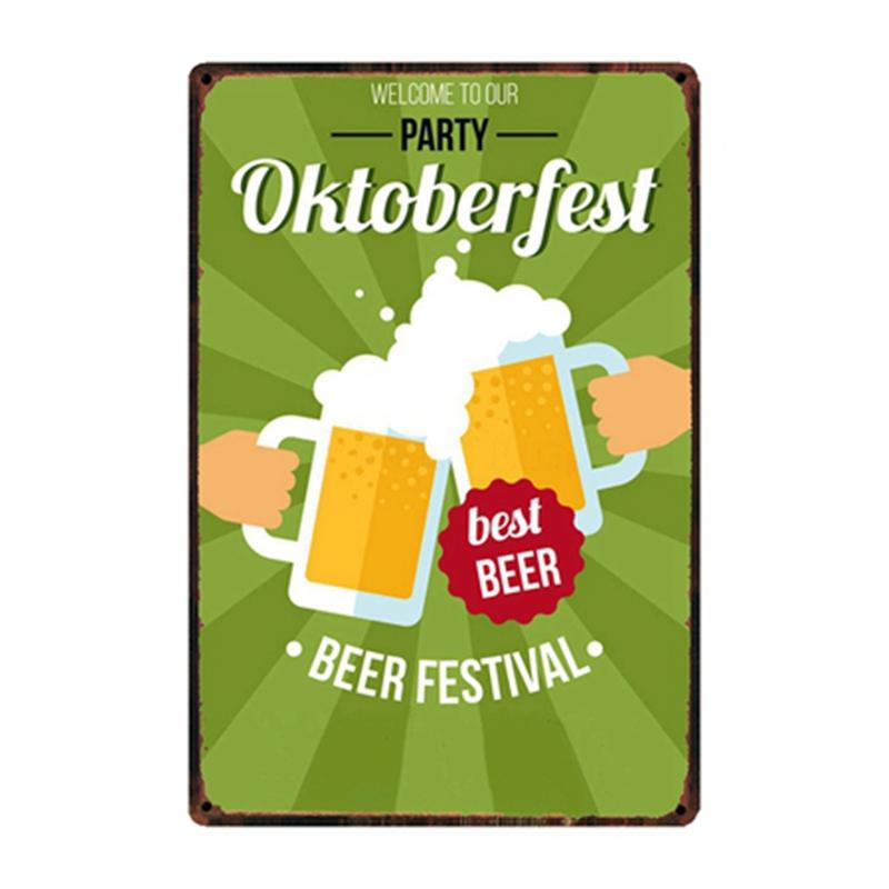 [ WellCraft ] Free Beer Tomorrow Ice Cold Beer Served Here Metal Sign Posters Art Vintage Mural Painting Custom Decor WW4