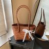 Hand-woven Bags Women's New Beach Vacation Shoulder Bags Large-capacity Tote Bags Straw Bags