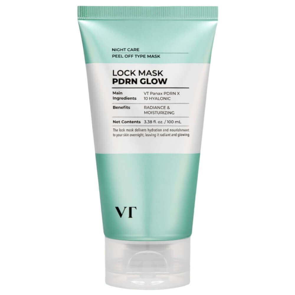 VT COSMETICS PDRN GLOW LOCK MASK 100ml/ VISIBLE GLOW & FIRMNESS, Moisturizing, Korean Cosmetics, Kbeauty