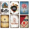 Retro Belgium Beer Brand Poster Vintage Sign Metal Sign Decorative Plaque for Room Bar Pub Man Cave Club Wall Decoration