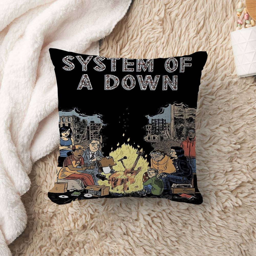 

S-System Of A D-Down Band Pillow Anime Pillow Sofa Bed Head Pillow Cover Cushion Cover 45x45 Cm Fashion 30cmx30cm