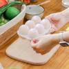 Transparent 6 Grids Eggs Holder Plastic Egg Drop Rack Portable Egg Storage Box  Camping