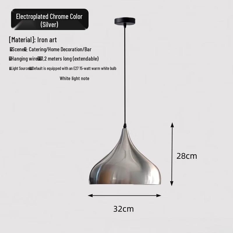 oeny Chrome Pendant Lamp