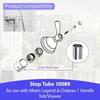 10089 133212 133212 Stop Tube Shower Bath Handle Replacement Tube Bathroom Fitting for Single Handle Tub and Shower Easy