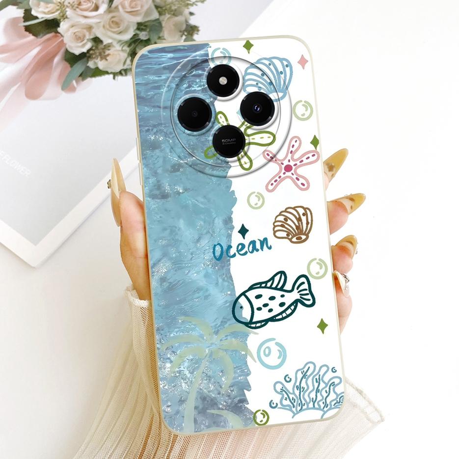Per Xiaomi Redmi 14C Custodia PocoC75 Carina Cover Cartoon Coniglio Custodie per Telefono Antiurto Per Xiaomi Poco C75 C 75 Redmi14C Morbide Fundas