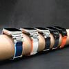 Nylon Strap For Apple Watch Ultra 2/1 49mm 46mm 45mm 44mm Metal Connector Bracelet For iWatch Series 10 9 8 7 6 5 4 se Men Band