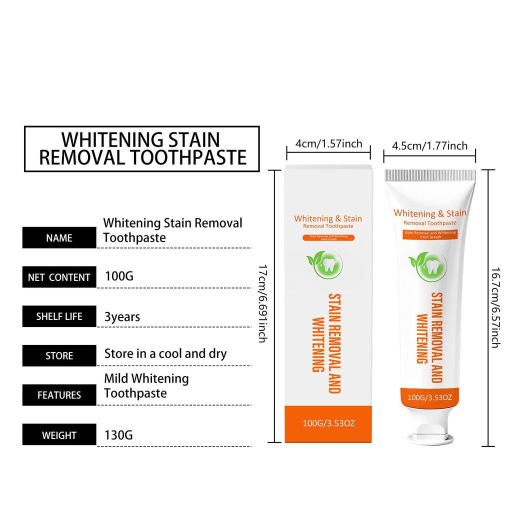 AMZ Dentifricio Delicato Per Alito Fresco Idrossiapatite Silice Idrata Rimuovi Macchie Dentali Igiene Orale Quotidiana 100g