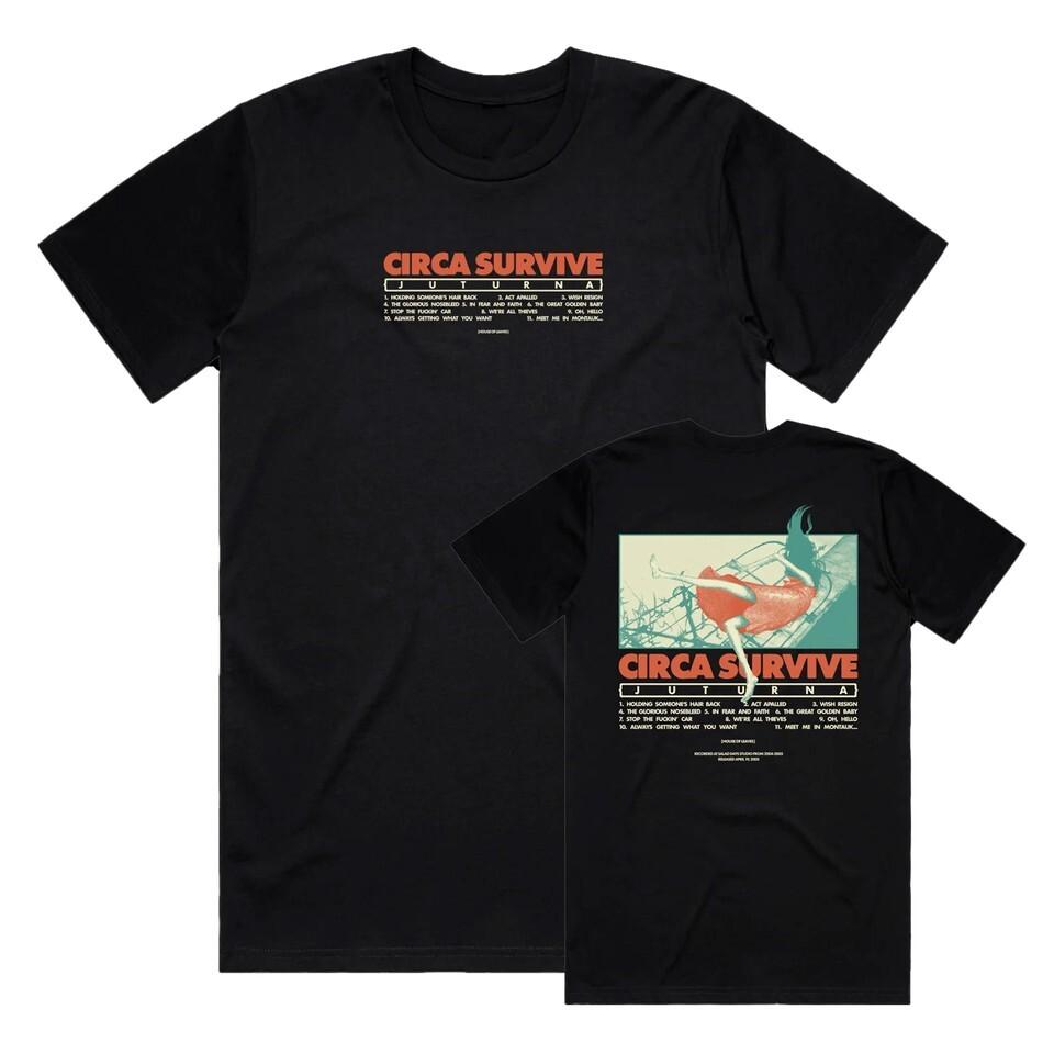 

НОВЫЙ Circa Survive Juturna Двусторонний Черный Все Размеры Подарок OM276 M