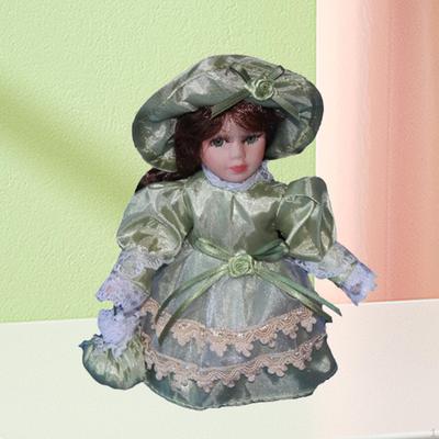 Dress Up Porcelain Doll Female 7.87inch Beautiful Old Fashioned Ceramic In