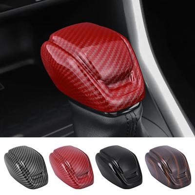 Car Gear Shift Knob Gear Head Cover Trim Accessories for Toyota RAV4 2020 - 2025 Highlander Crown Kluger Venza Camry
