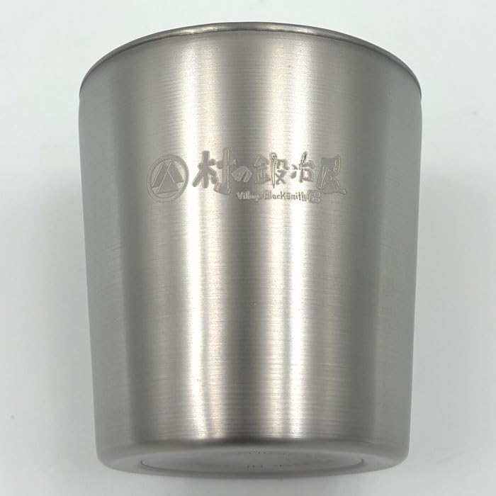 in Village Blacksmith Pure Titanium Cup 160ml A titanium cup with excellent heat antibacterial and no metallic Made in Japan [Made Tsubame-Sanjo]