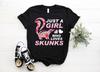 Just A Girl Who Loves Skunks Wildlife Safari Animals Lovers Cute T-Shirt, Skunk Costume Gifts, Birthday Party Present, Zoo Keeper Zookeeper,