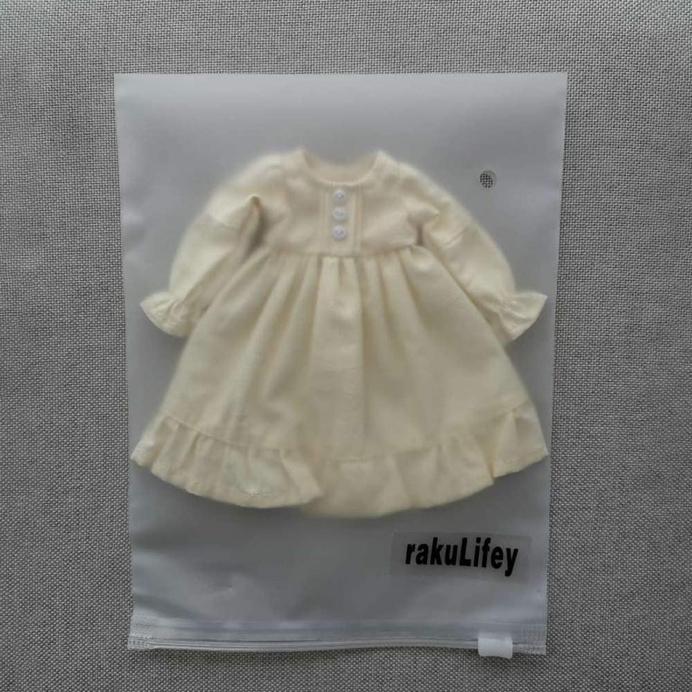 Rakulifey Blythe Dress One-piece Blythe Doll Clothing Obitsu 24 Compatible 3 Colors Beige