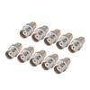 10Pcs RF Coaxial Cable Adapter BNC Female To SMA Male Coax Line Connector Set Kit