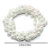 1pc Elegant Lady Rubber Band Rope Pearl Hair Ring Girls Beaded Scrunchies Rubber Bands Ponytail Hair Accessories Elastic Headban