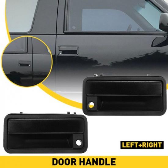 Front Left + Right Exterior Door Handle For 1988-1999 Chevrolet K1500 C1500 EA